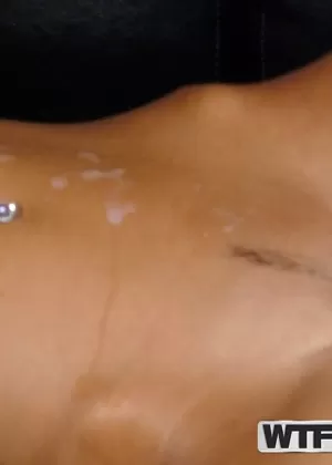 Brunette amateur Nessa Devil and her man friend make homemade sex tape