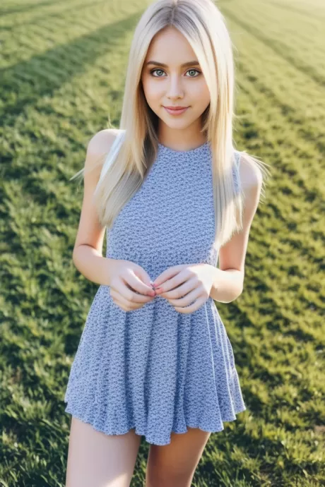 Голая блондинка сгенерирована искусственным интеллектом 1